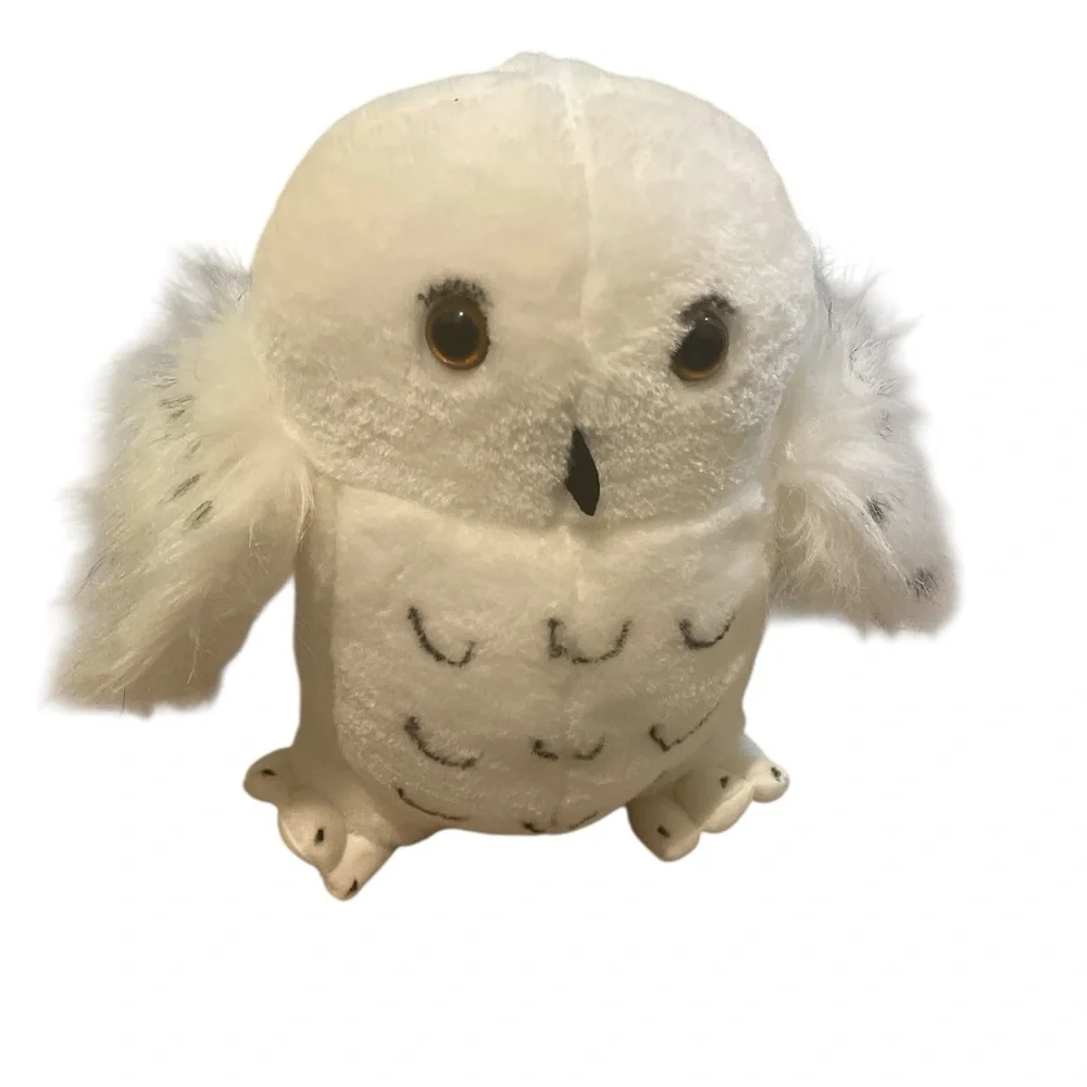 White Plush Owl Toy